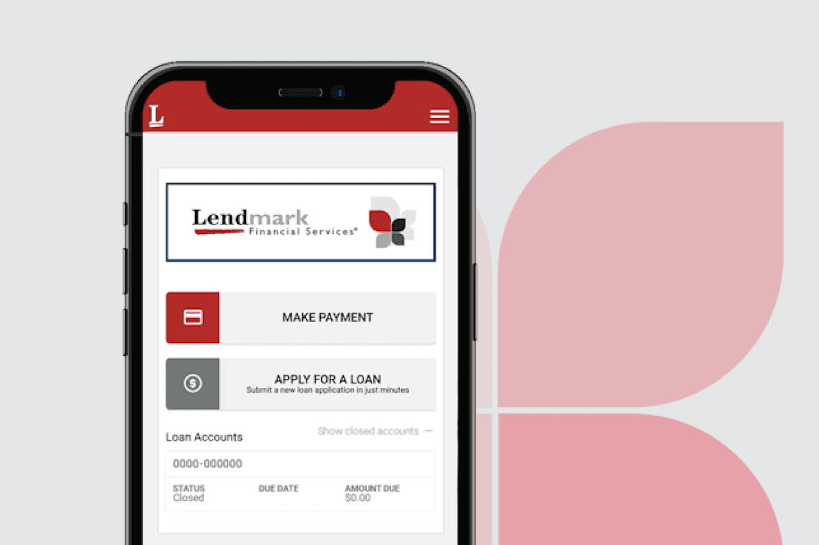We know you’re busy, so we want to make life a little easier. With MyLendmark, you can manage your account whenever and from wherever you are - use a computer, mobile phone or tablet.